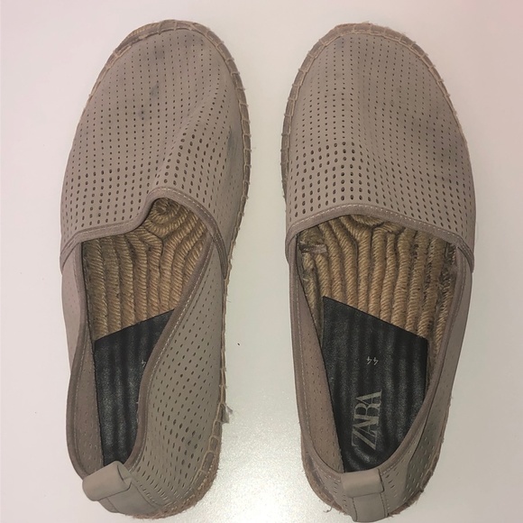 Zara Taupe Loafers Slip On Shoes (size 44) - Picture 6 of 8